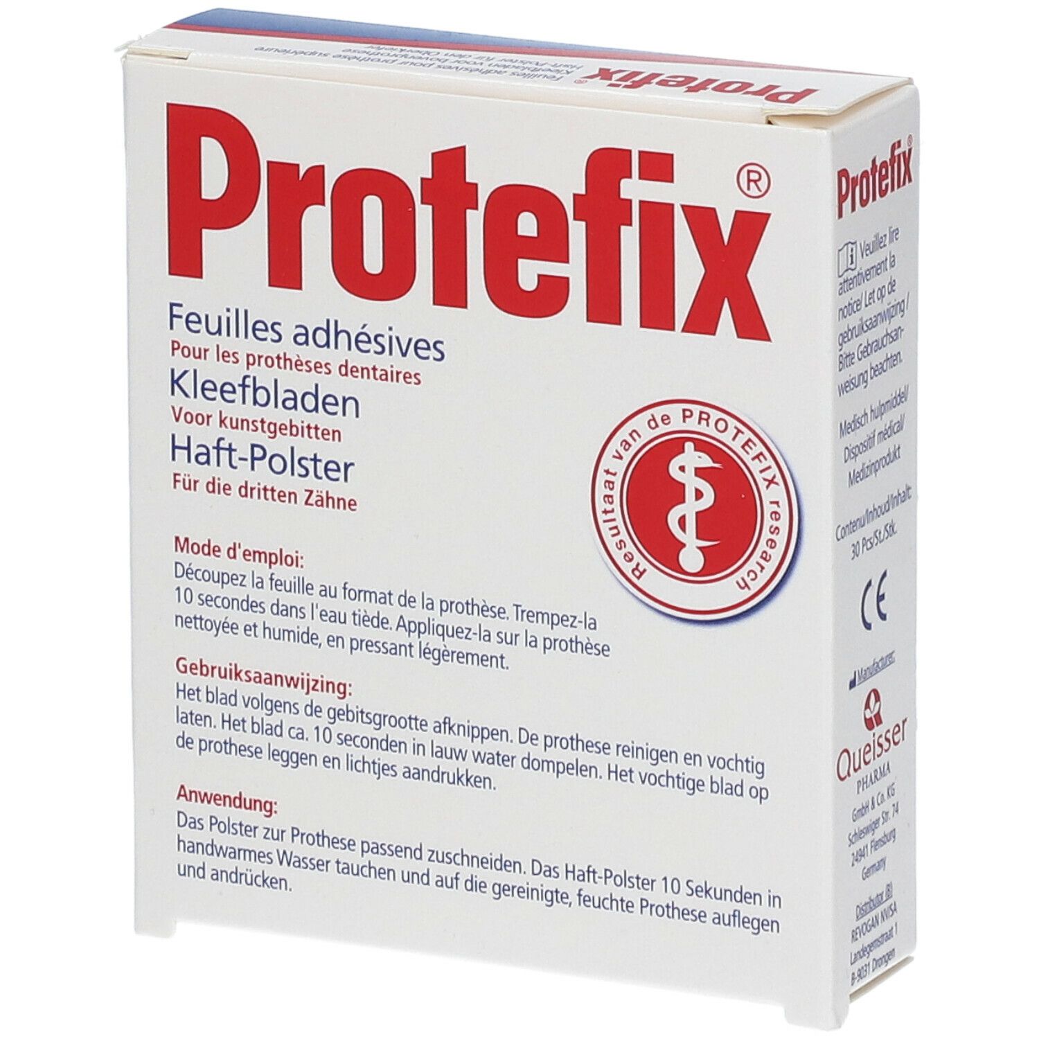 Protefix® Haft-Polster für Oberkieferzahnprothesen