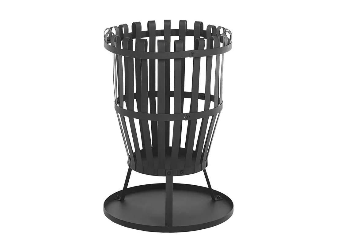 Foyer avec grille PULO Métal Noir