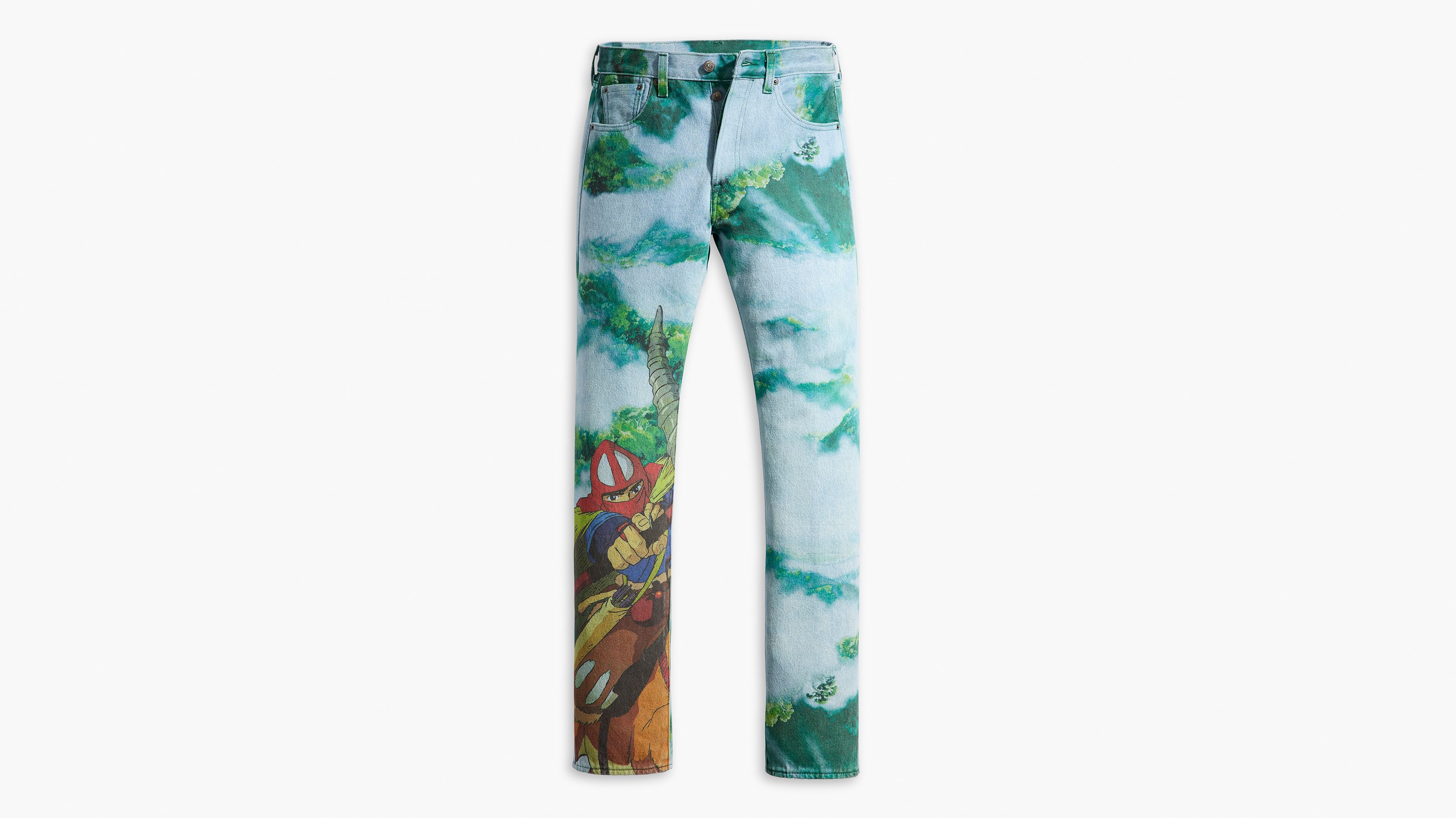 Jean 501® ‘93 droit Levi's® X Princess Mononoke - Xghibli Cloud Blue Jean - Multicolore