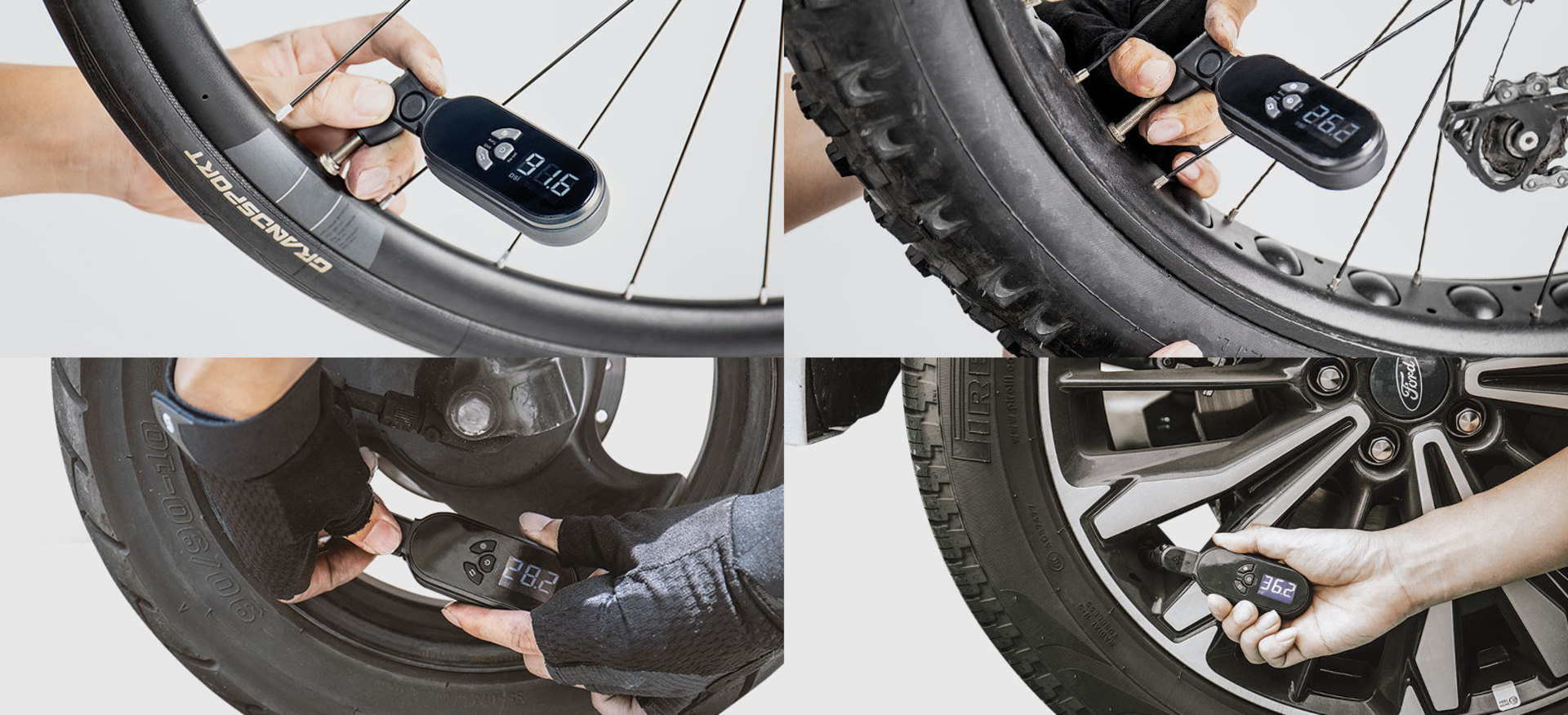 Topeak SmartGauge D2X Digitale Bandenspanningsmeter