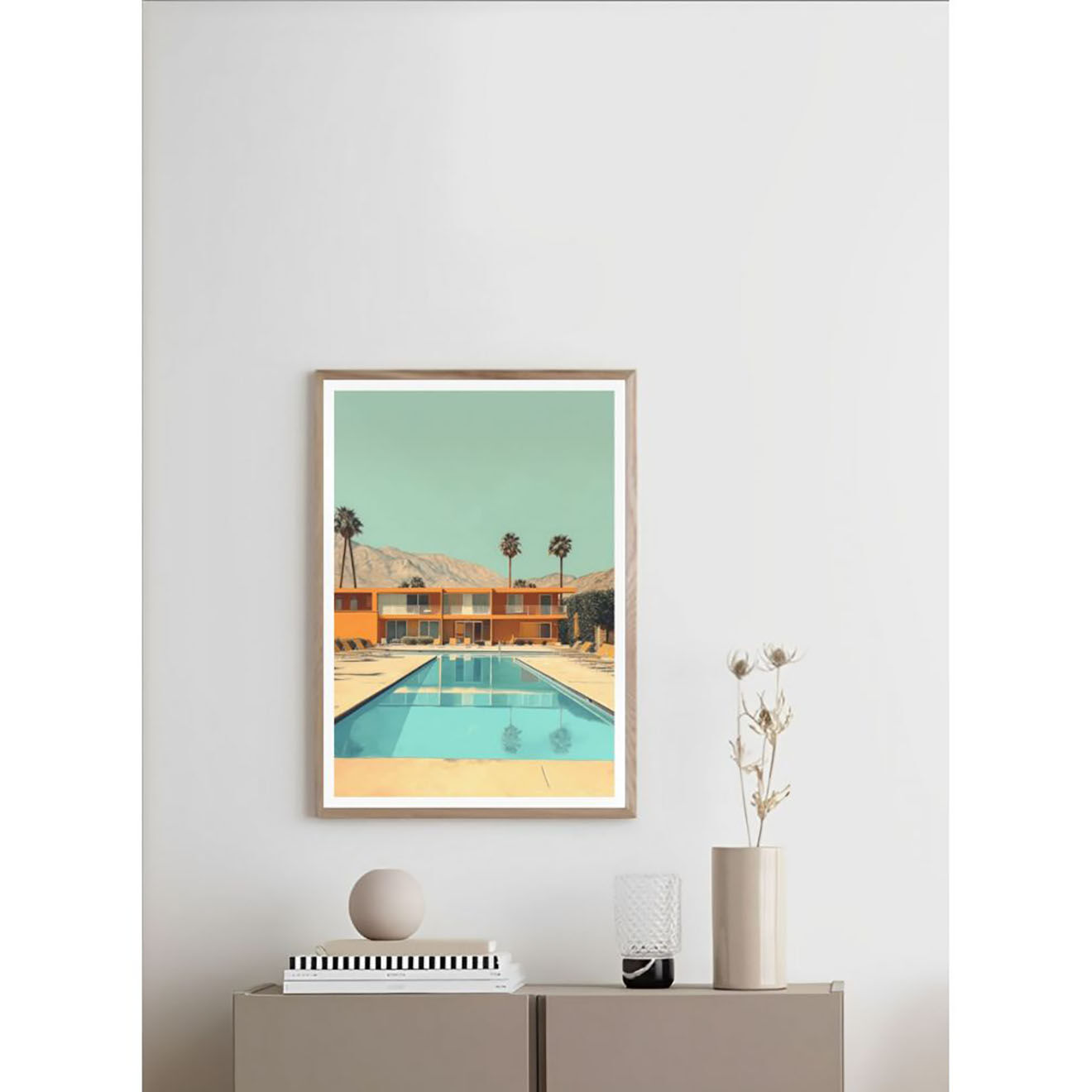Hartman Affiche Villa California 05  multicolore