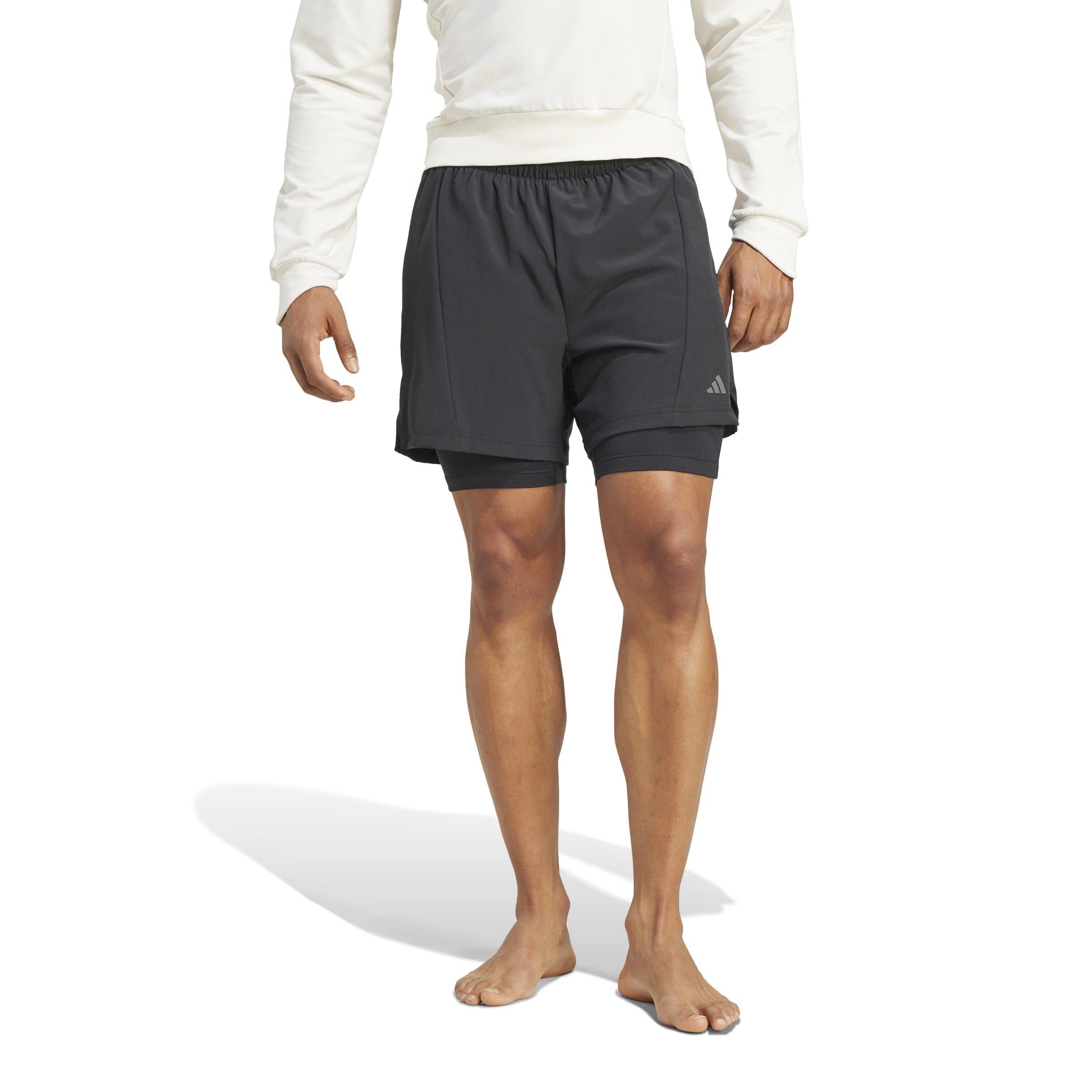 adidas Designed for Training Yoga 2 in 1 Shorts Mens