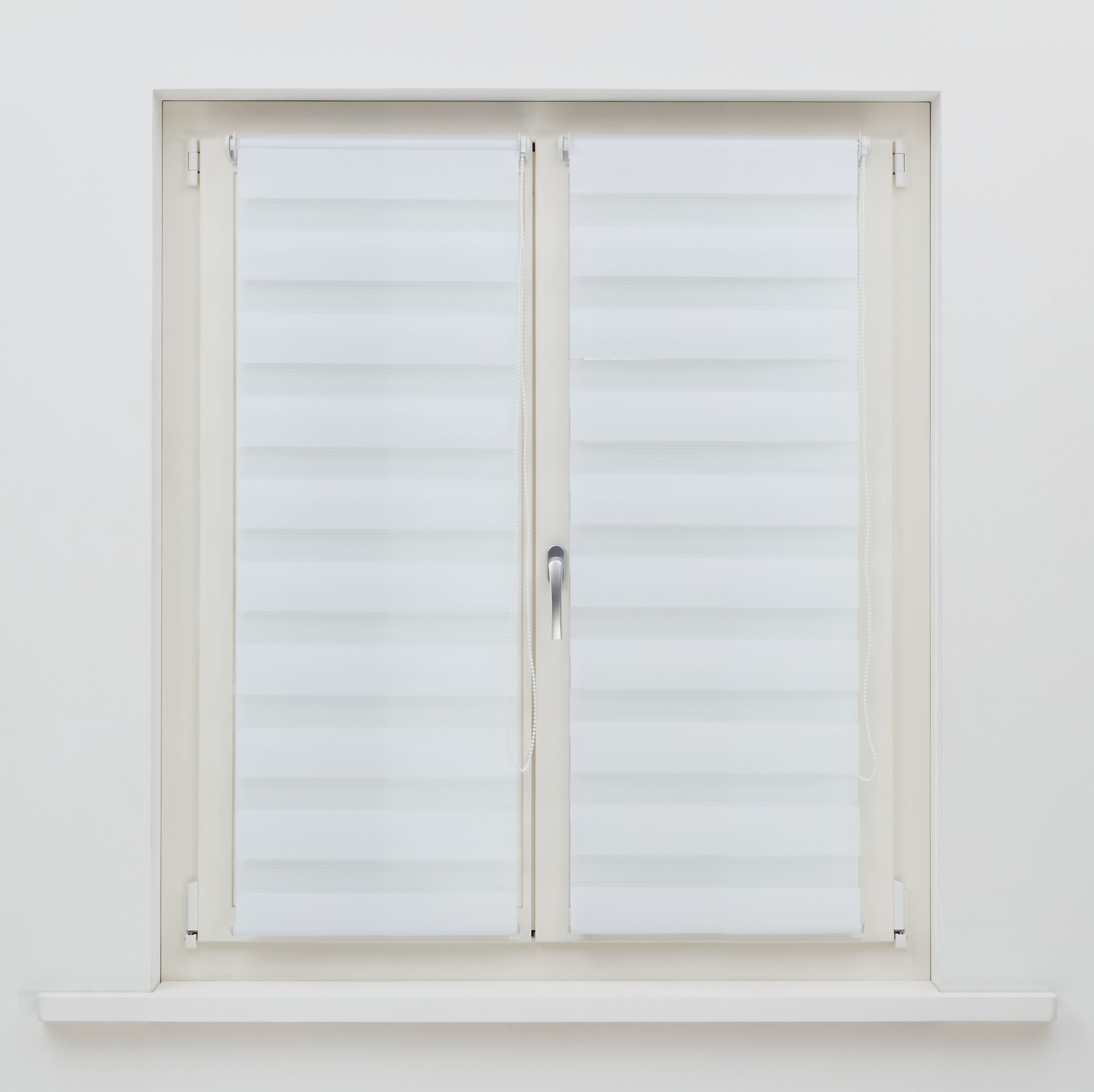 DOUBLE STRIPE Rollo - Weiss / B: 40.0 cm x H: 130.0 cm