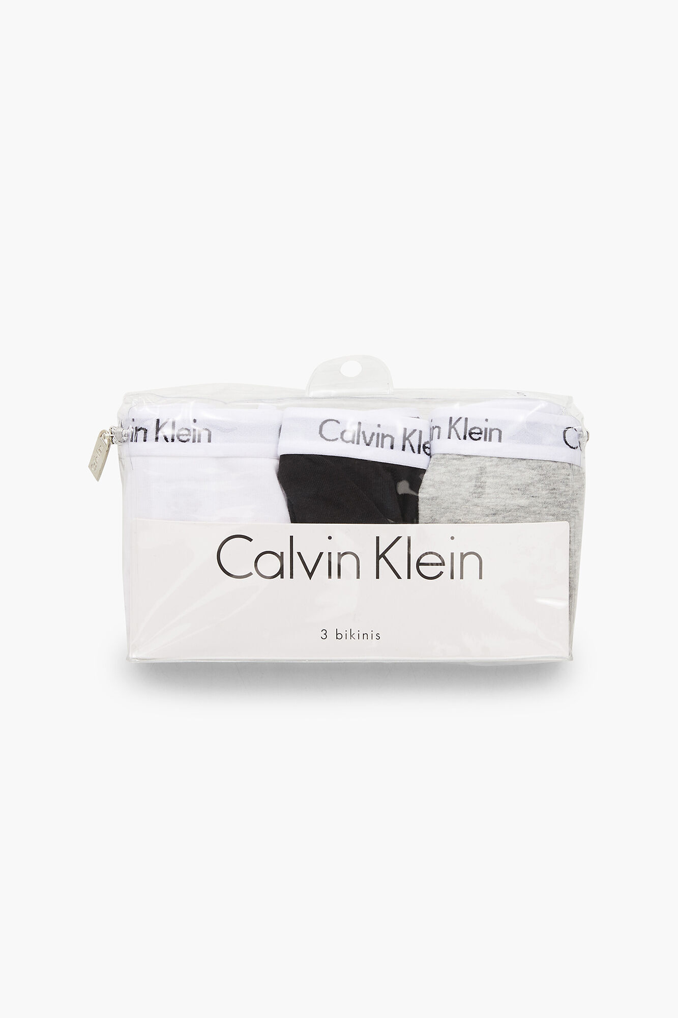 Cuecas Calvin Klein com elástico na cintura (pacote com 3)