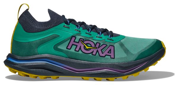 Chaussures Trail Hoka One One Zinal 2 Vert Femme