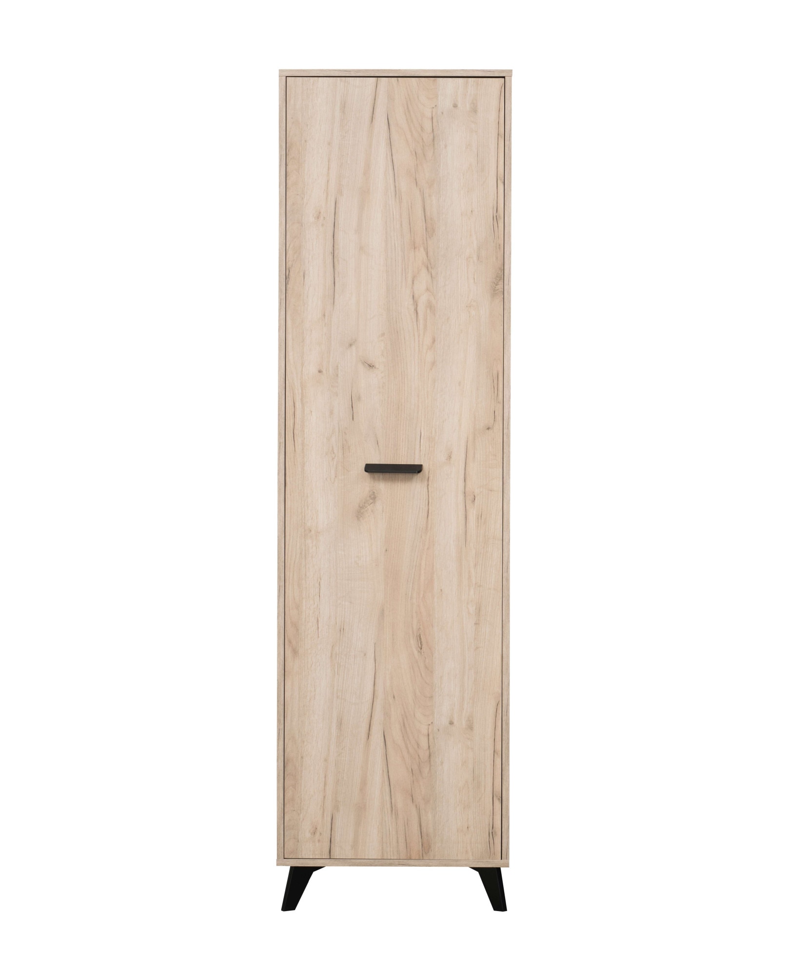 INOSIGN Garderobenschrank »Umbria, Kleiderschrank, Stauraumschrank, Flurschrank, Höhe 192 cm« in Grau Eiche, mit einer Kleiderstange, mit schwarzen Beinen