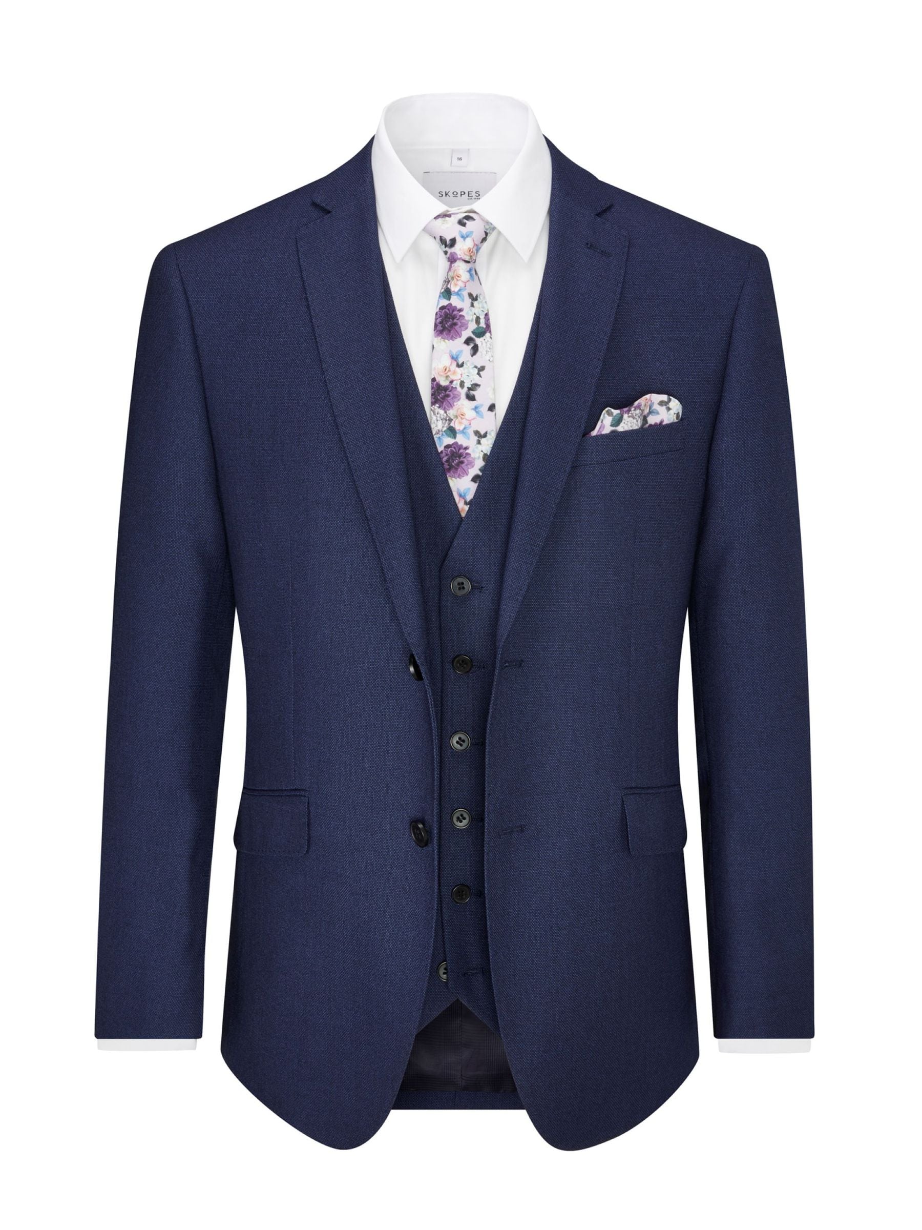 Donkerblauw - Tailored - Skopes Harcourt kostuumjasje