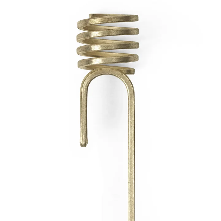 Ferm Living - Forest Christbaumkerzenhalter, Messing (4er-Set)