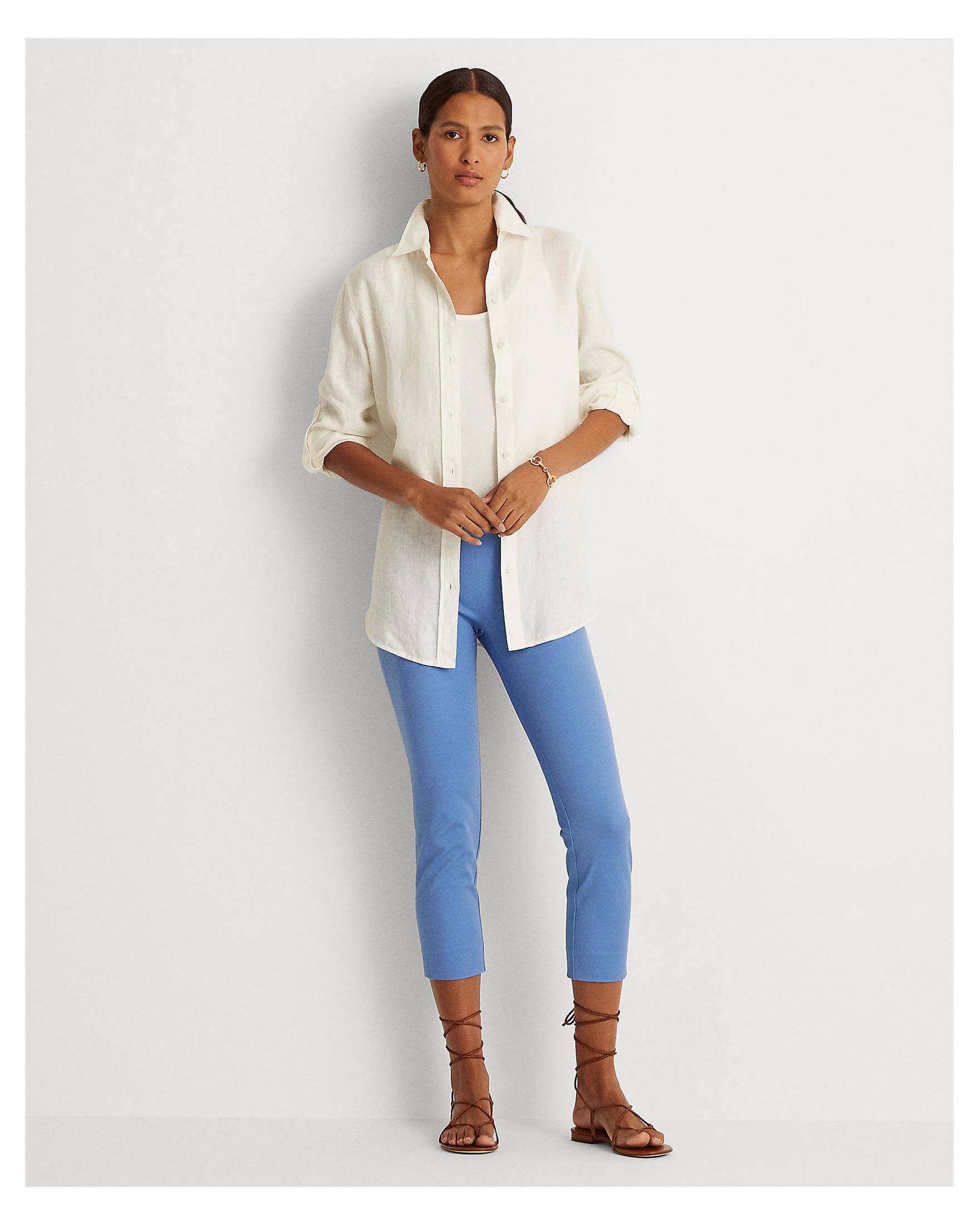 Lauren Ralph Lauren| Damen Hose Slim Fit verkürzt