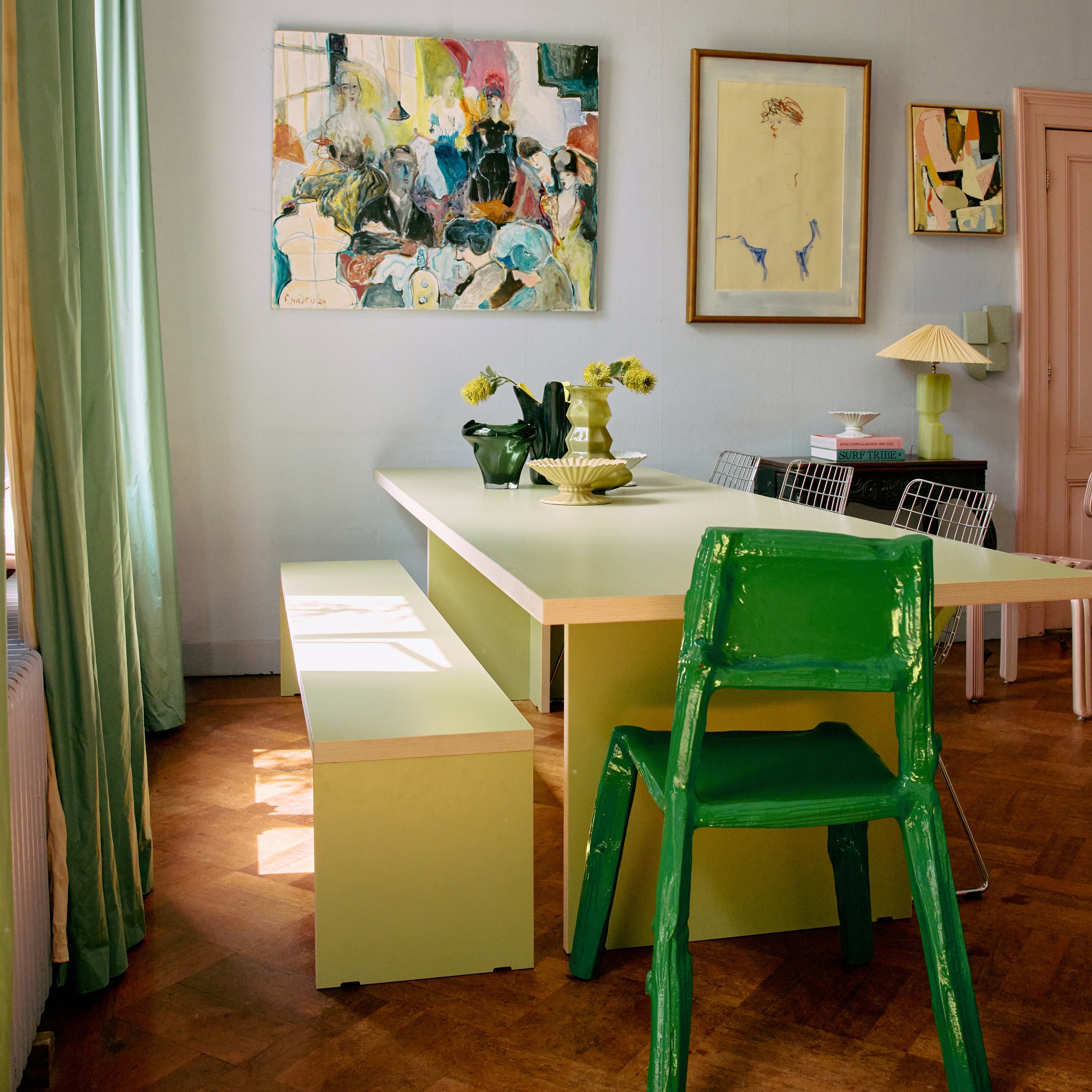 HKliving Folded Vaas - Emerald