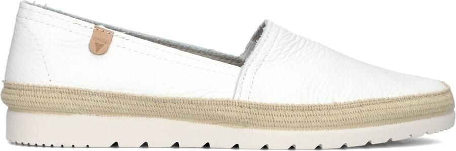 VERBENAS Espadrilles Dames Noa Maat: 42 Materiaal: Leer Kleur: Wit