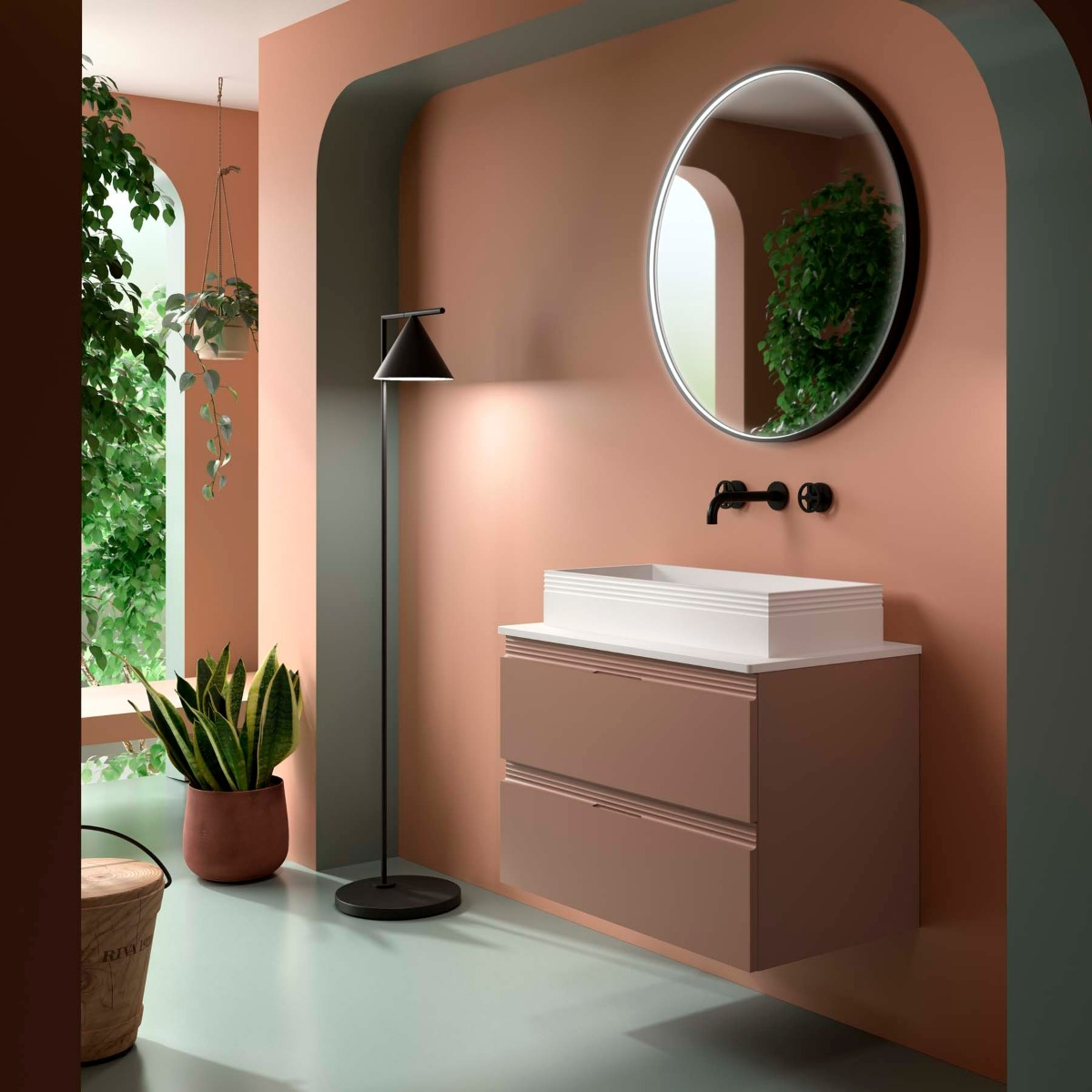 Muebles Ammeli onderkast 80cm terracotta