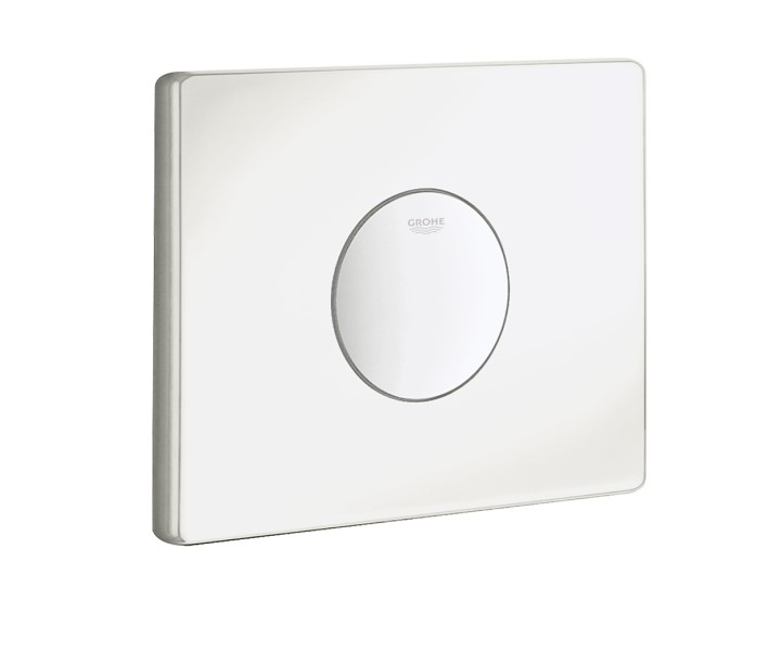 Grohe Skate WC bedieningsplaat SF 156x197mm verticaal/horizontaal wit