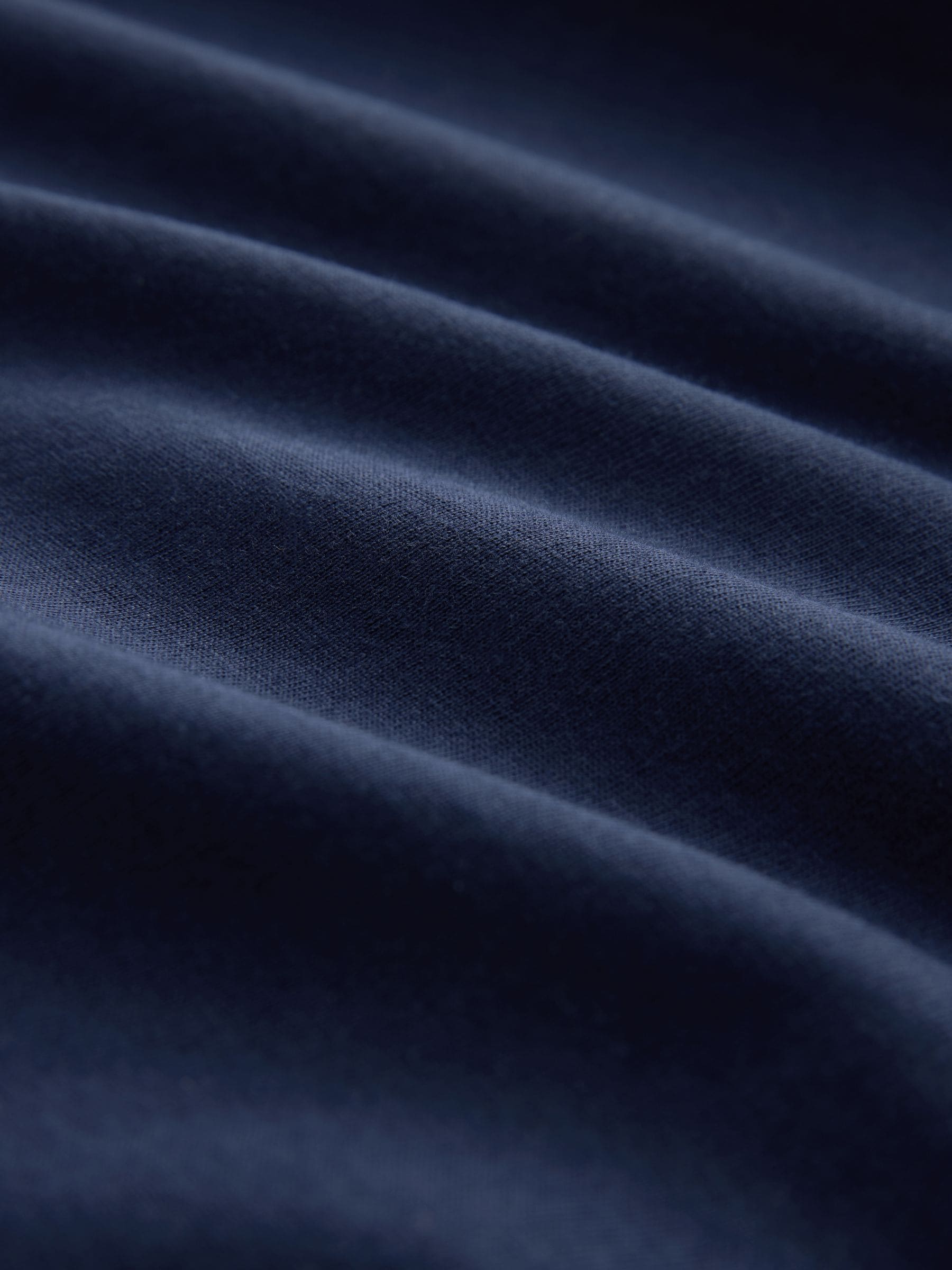 Blauw - Normale Pasvorm - T-shirt met lange mouwen en ronde hals