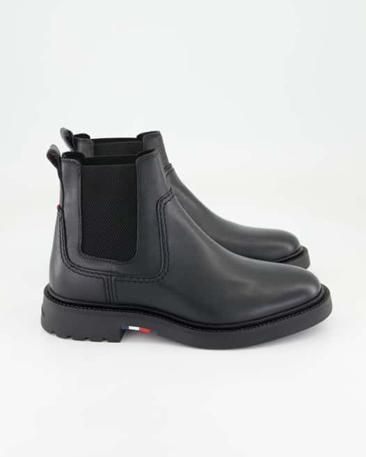 Tommy Hilfiger Hilfiger Comfort LWT LTH Chelsea Boots in Schwarz