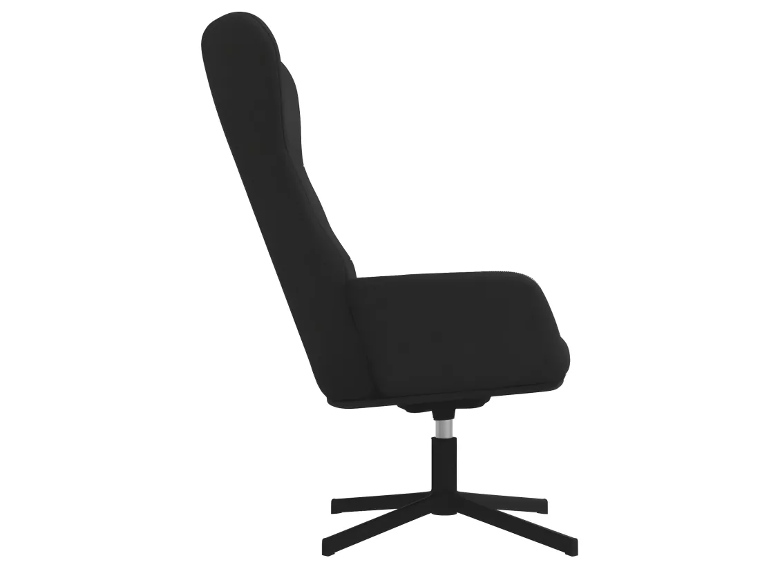 Chaise de relaxation Noir Velours