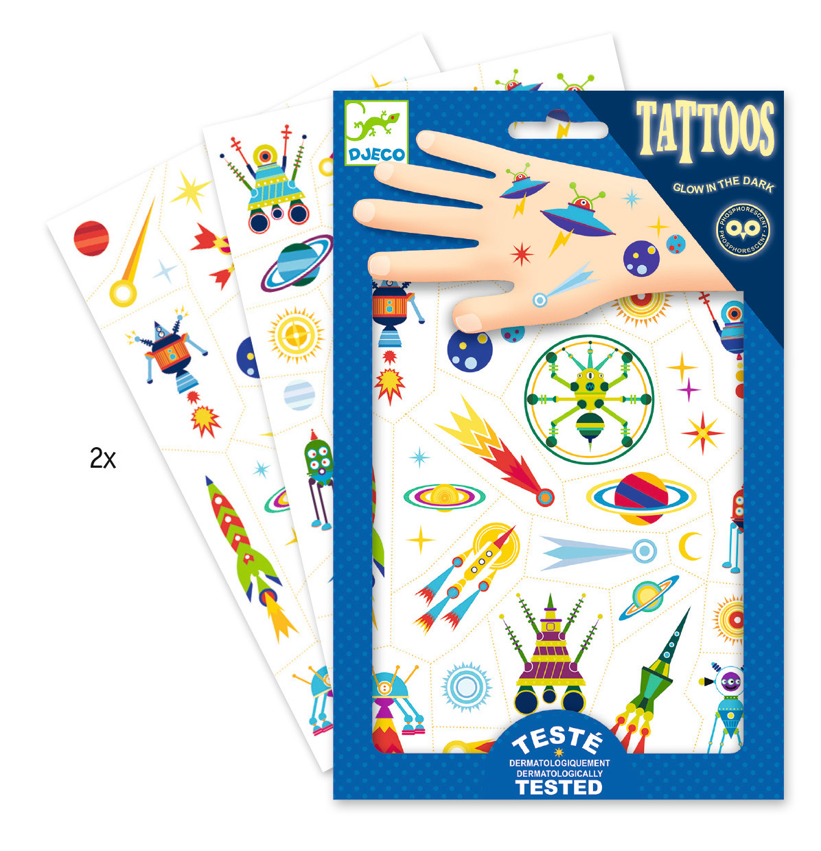 Djeco Djeco Tattoo's ruimtevaart dj09590