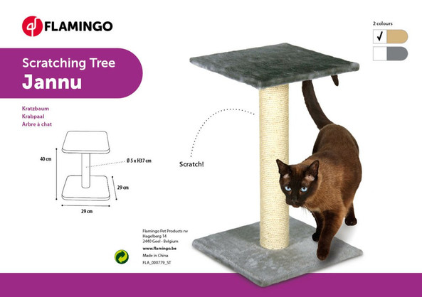 Flamingo f-1031268 - Arbre à Chat Jannu Confort et Vue Panoramique