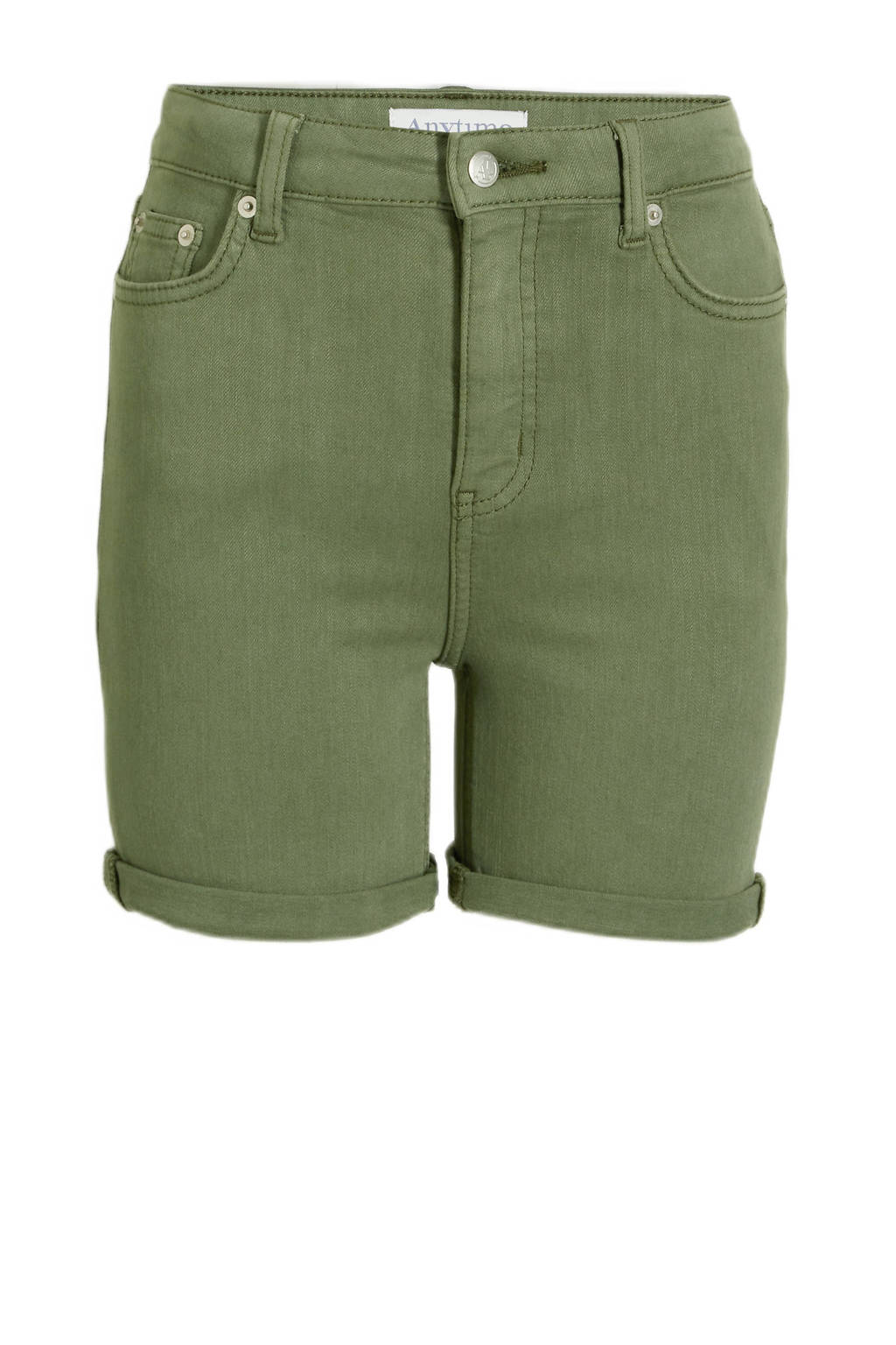 anytime denim short khaki