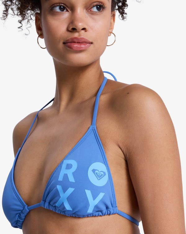 Solid Essentials TS Set Ensemble de bikini Tiki Tri deux pièces Bleu Femme