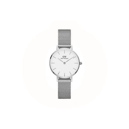 Daniel Wellington Classic Petite Sterling ADW00100220 Dameur, Stål/Hvid, 28 mm