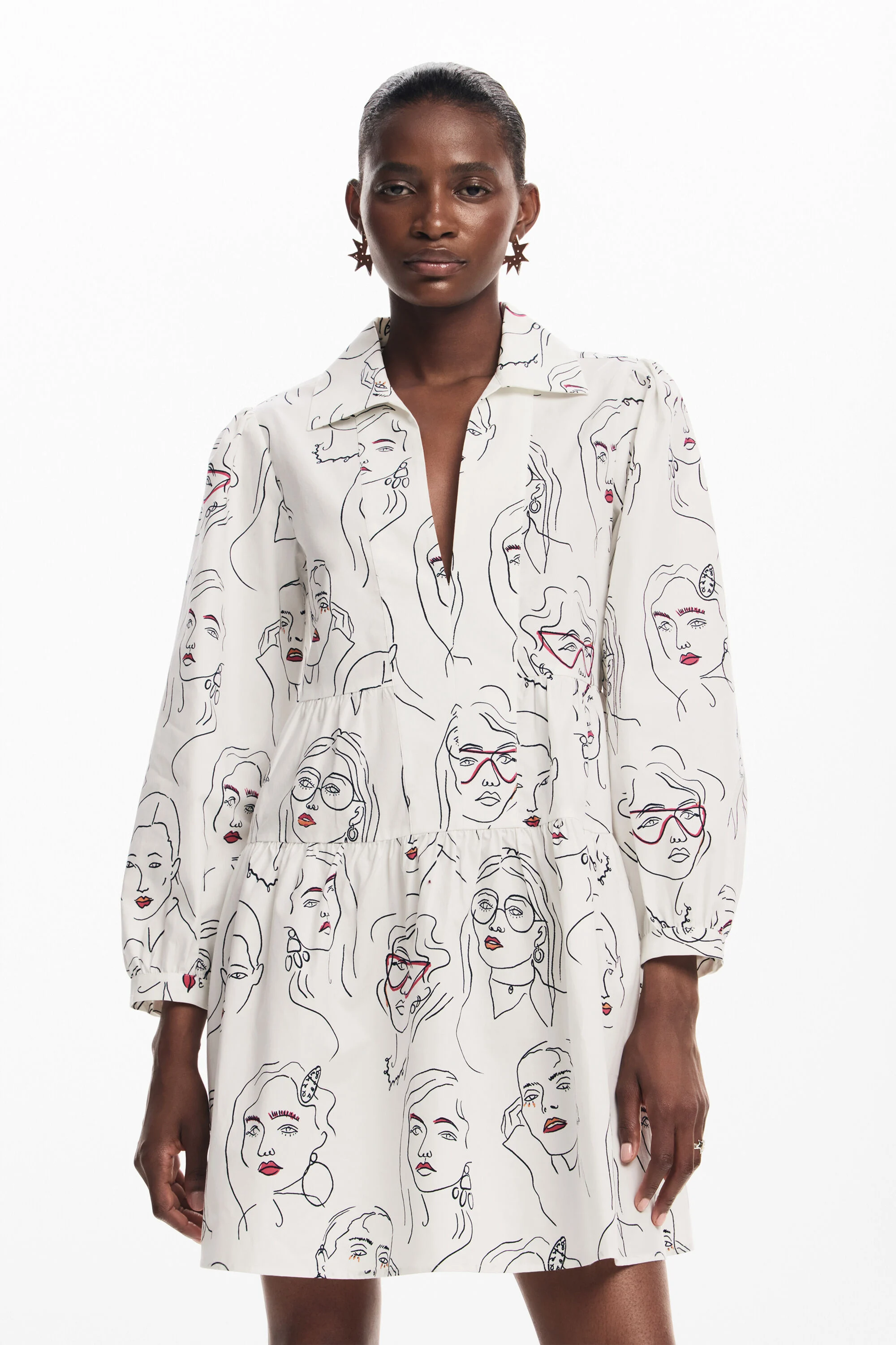 Vestido de rostos