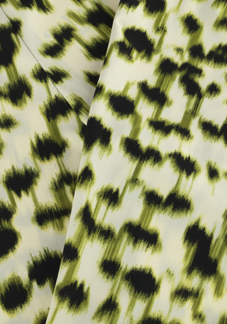 Salty Stitch groene salty stitch flared broek flared legging - panter