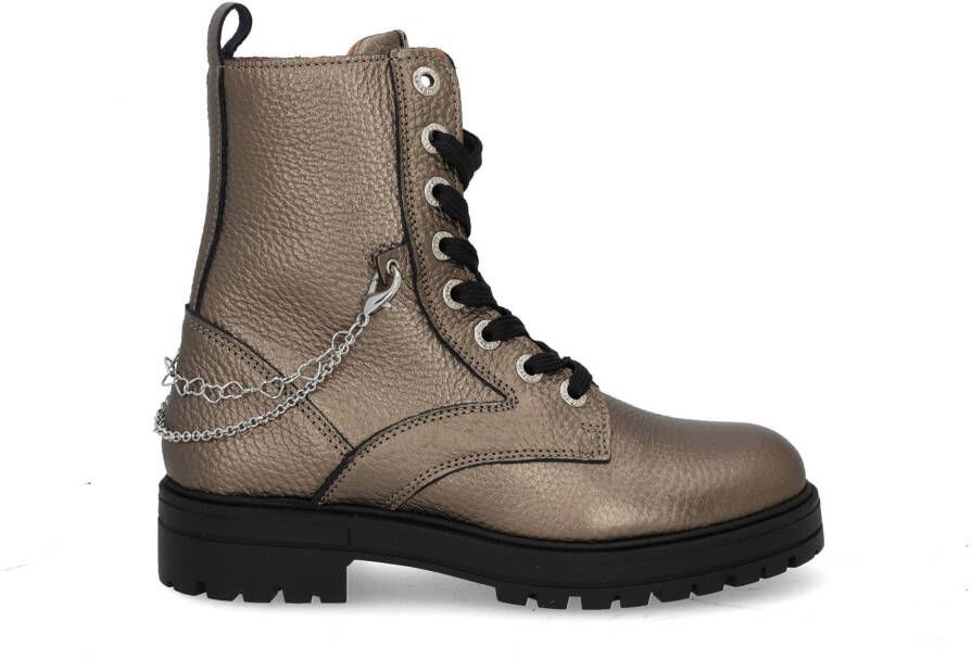 Develab Metallic Meisjes Mid Schoenen