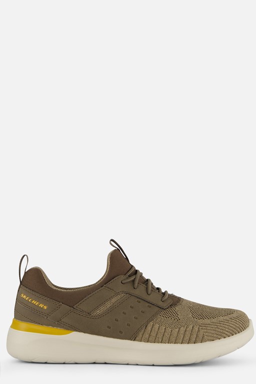 Skechers Lattimore Sneakers taupe Textiel