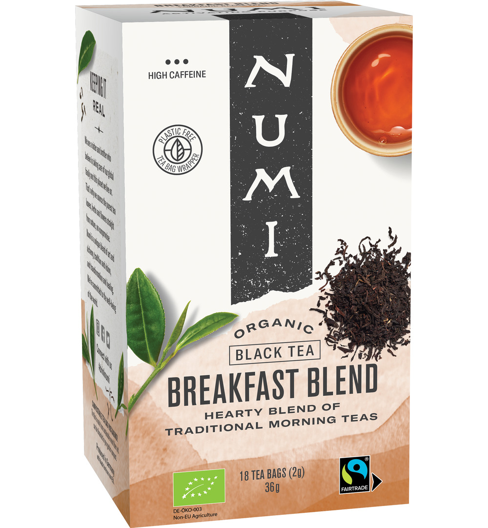 Numi Breakfast blend bio (18 zakjes)