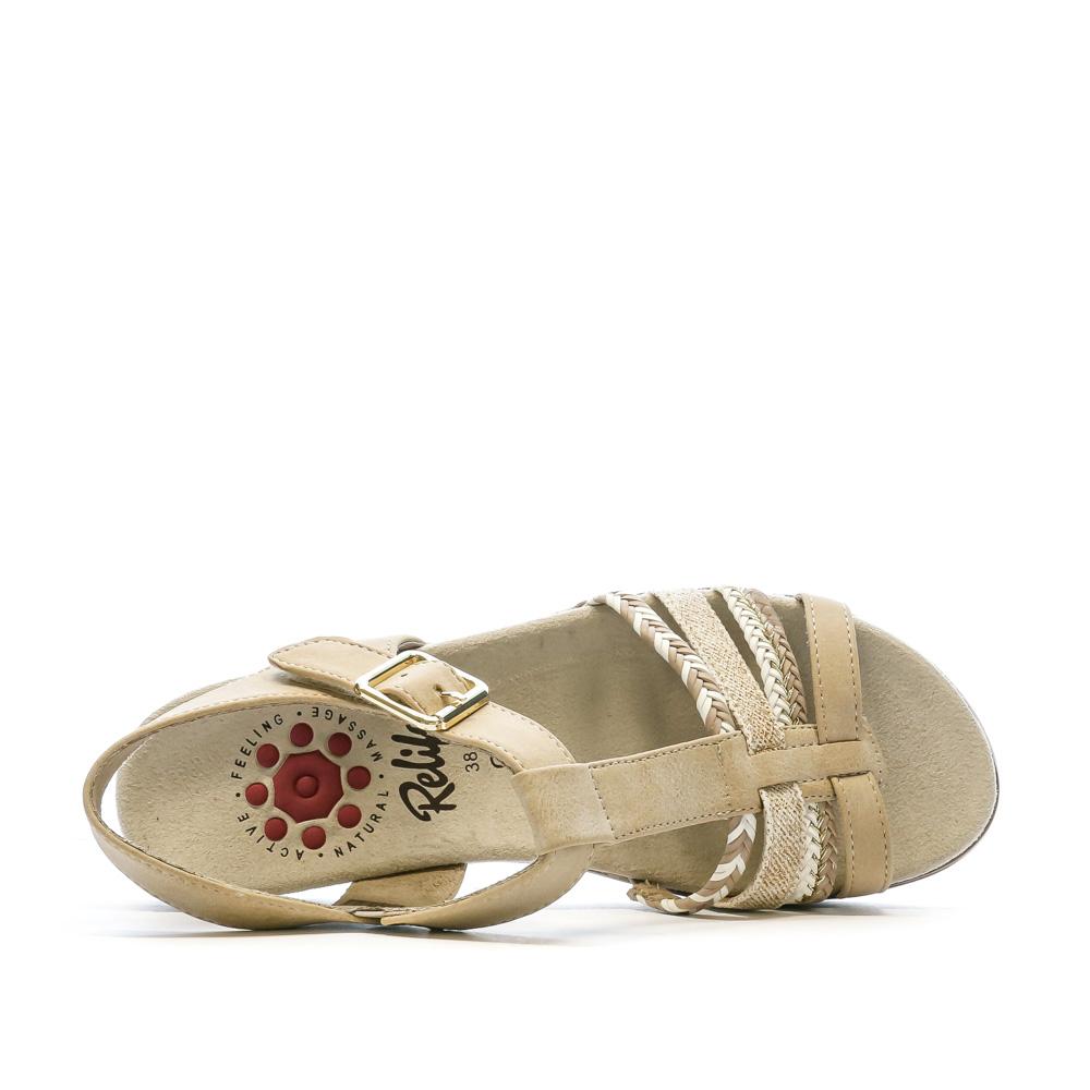 Relife Sandales Beige Femme RELIFE Lofa
