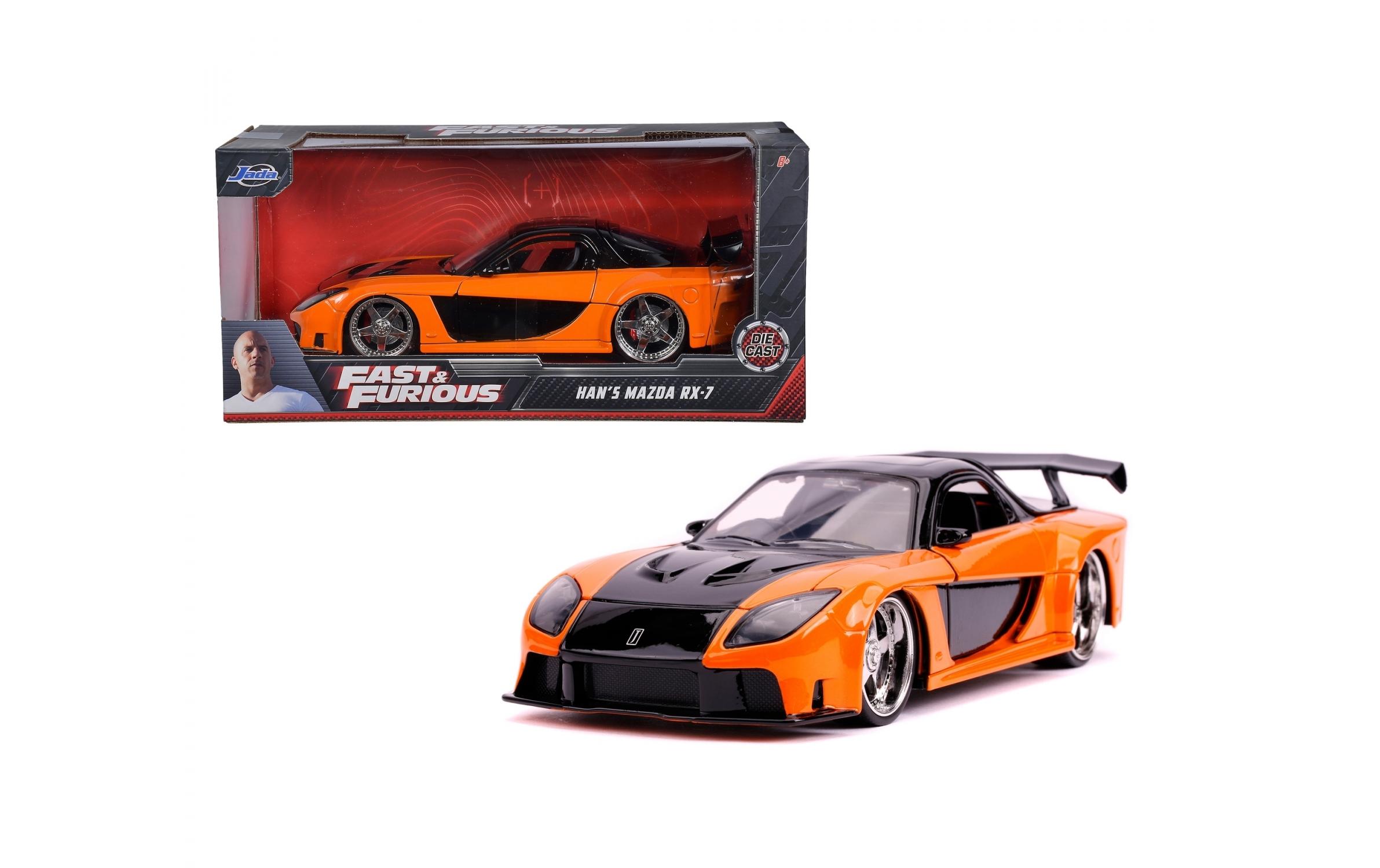 Sportwagen Fast & Furious Mazda RX-7 1:24Mazda RX-7 Sammlermodell im Massstab 1:24
