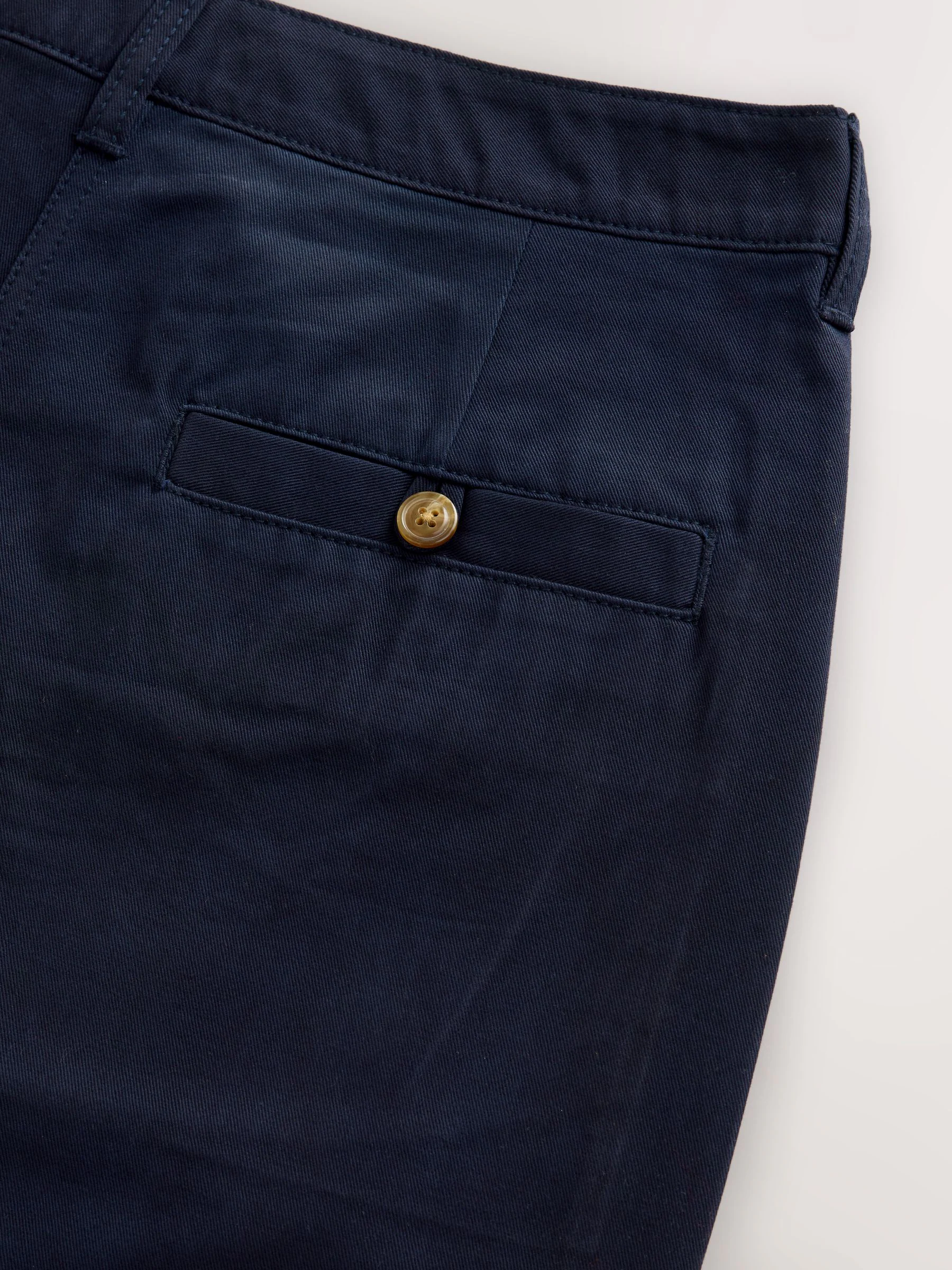 Marineblauw - Knielange short