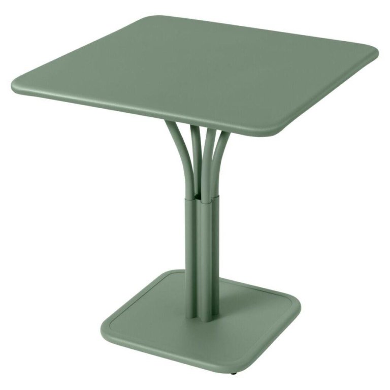 Fermob Luxembourg tuintafel massief blad 71x71 Cactus