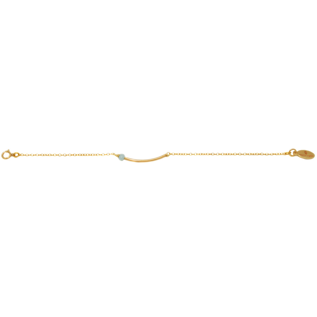 Bracelet pierre de crystal- Or rempli/gold filled