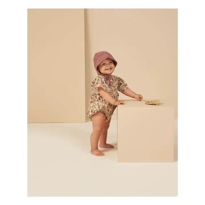 Rylee + Cru Barboteuse Kalea Fleurie | Ecru