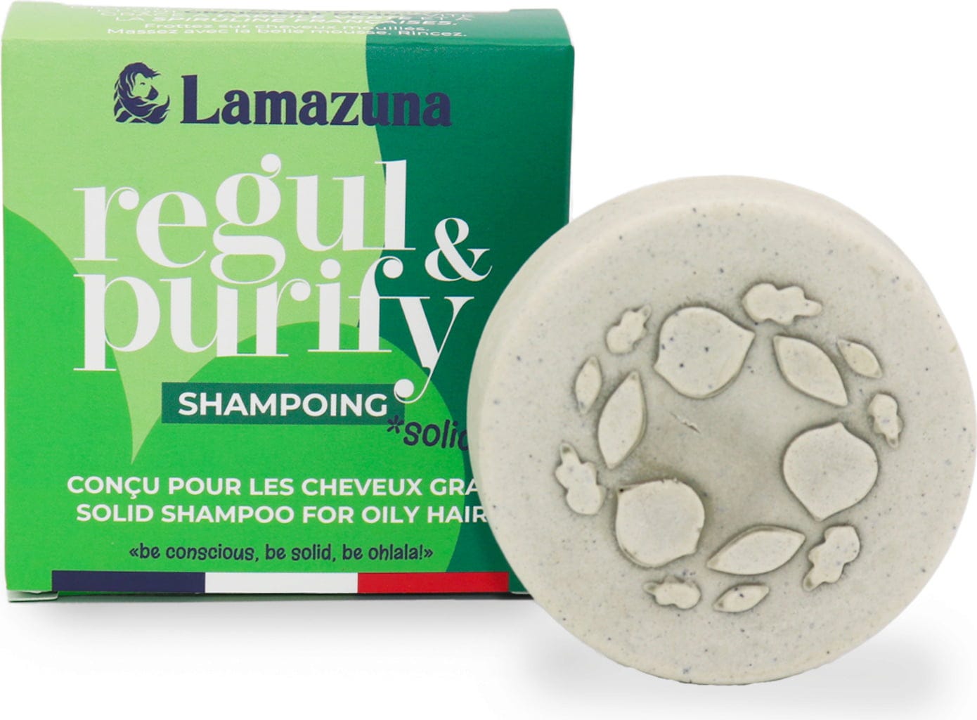 Lamazuna  regul & purify Festes Shampoo, 70 g