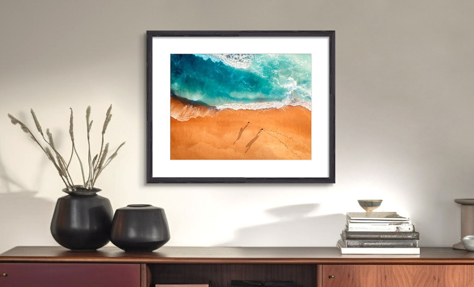 Two Surfers by Peter Yan - Darlings - Small Limited Edition. 30x40.