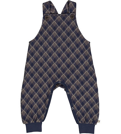 Müsli Latzhosen - Jacquard Spencer - Turm Green/Nacht Blue/Dez