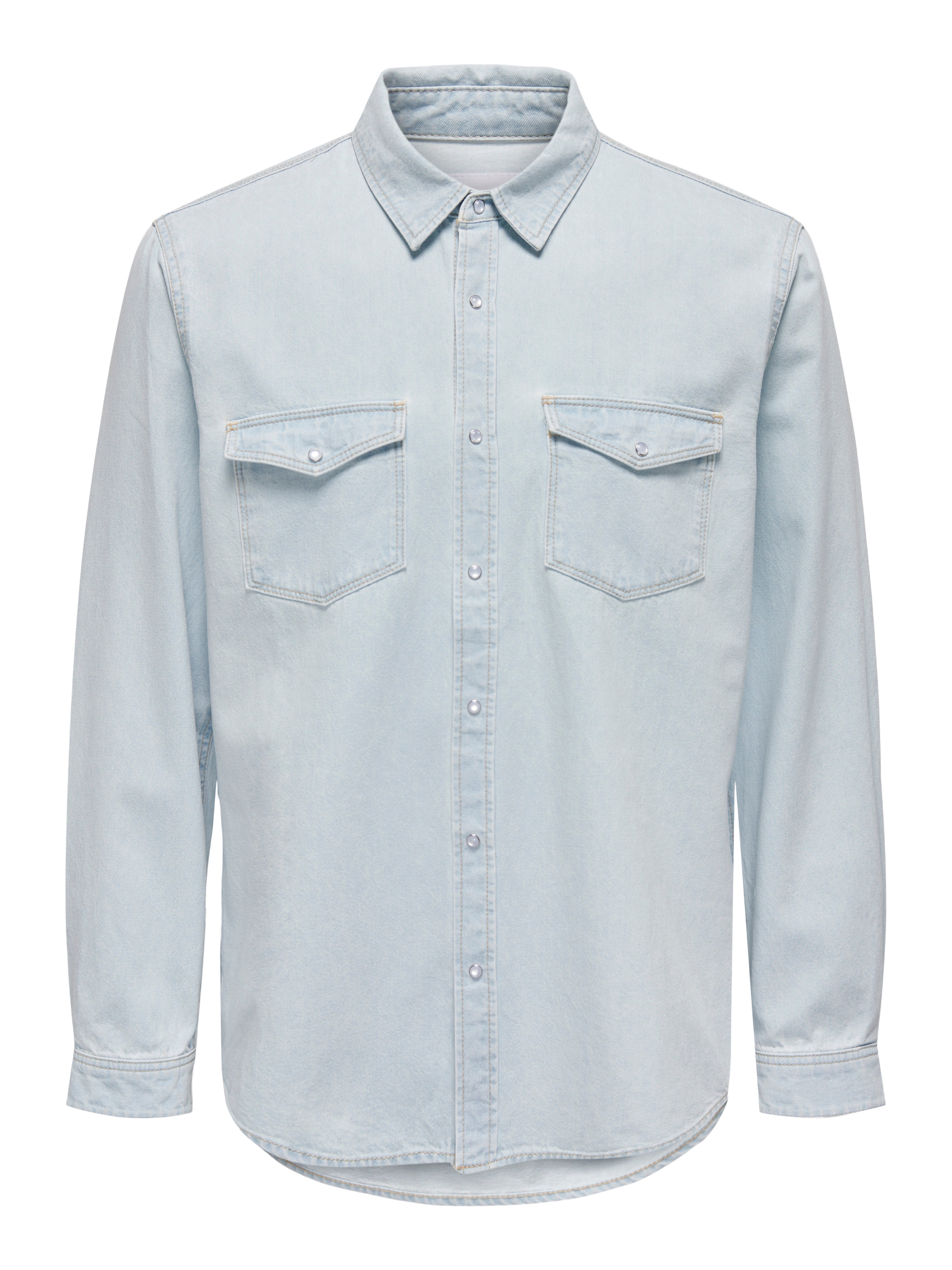 ONSBANE Jeanshemd Light Blue Denim