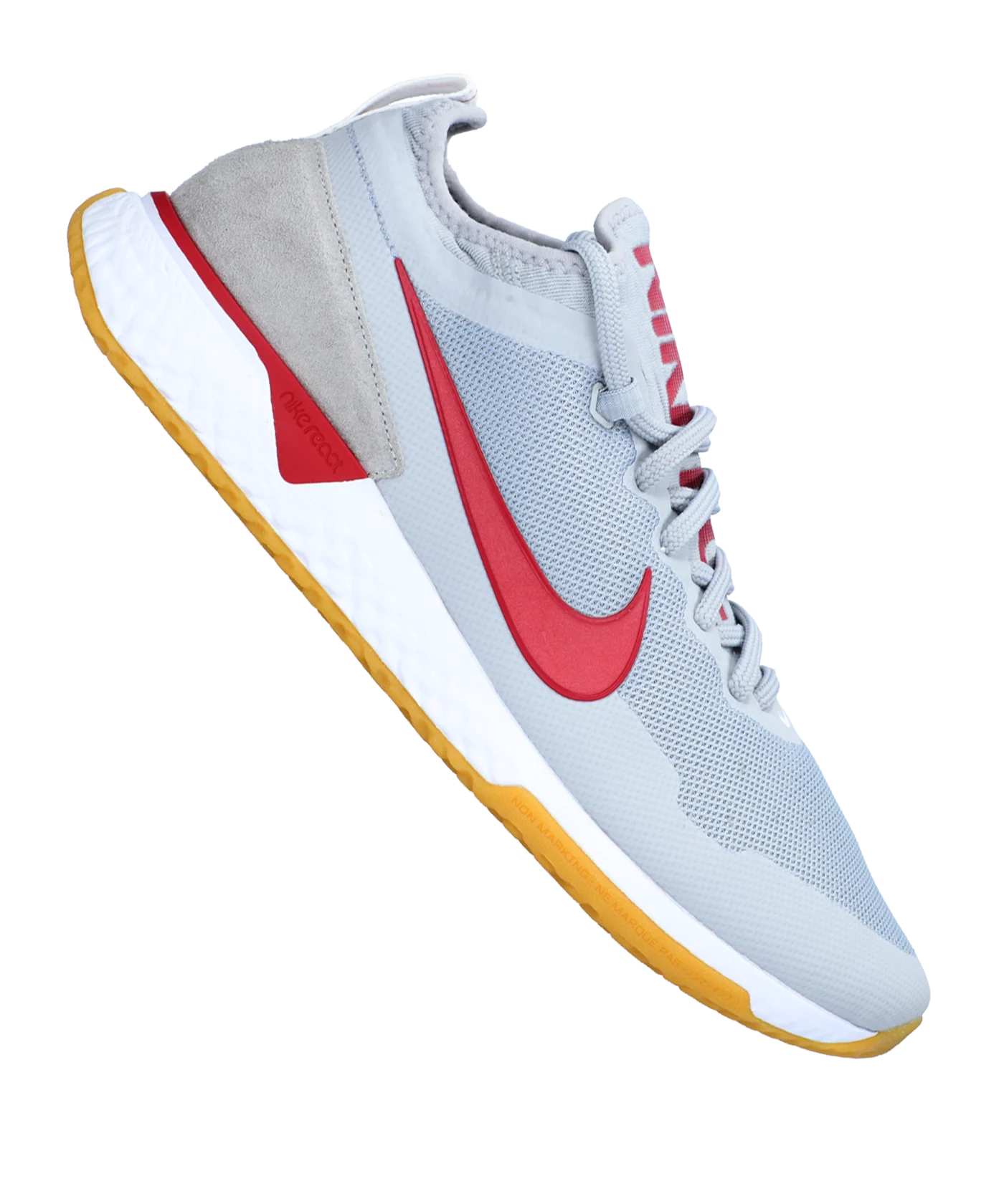 Nike F.C. React Sneaker Grau Rot F061