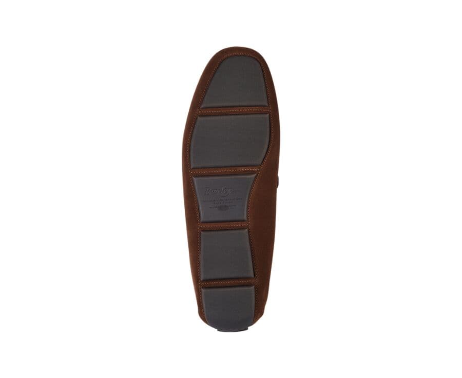 Mocassin homme été Velours Havane - SEACREST II