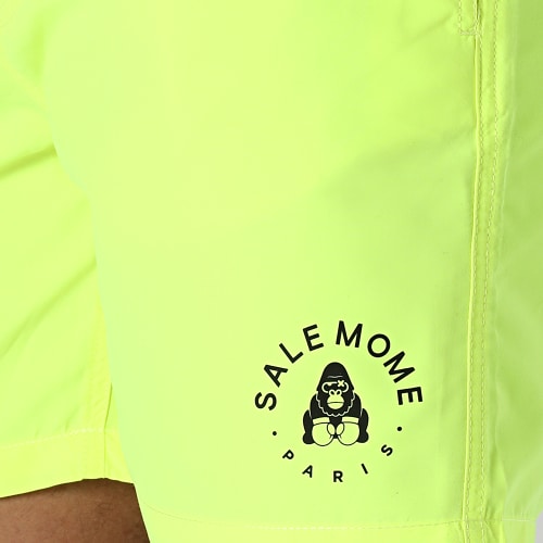 Short De Bain Small Gorille Jaune Fluo Noir