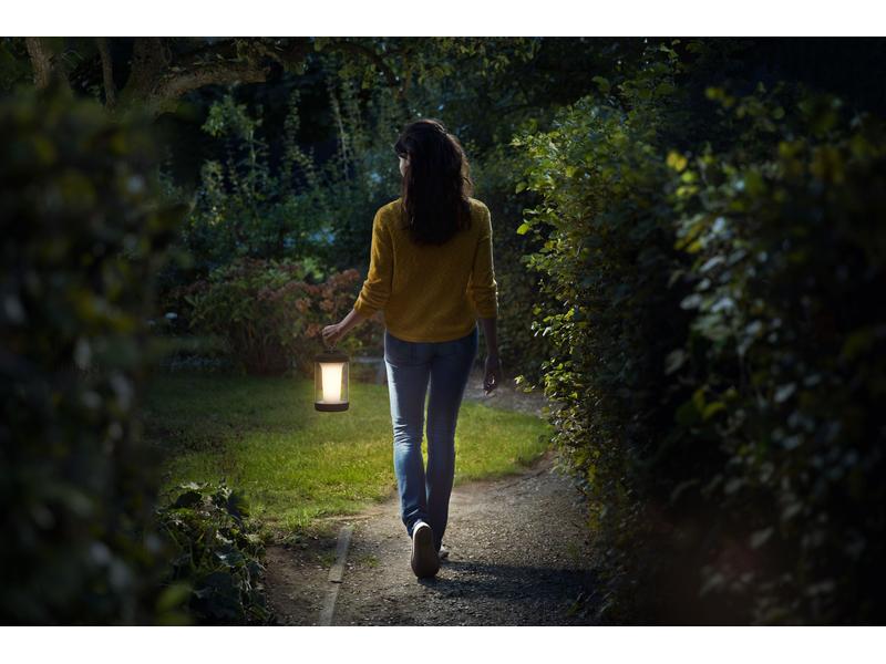 Philips Campinglampe Cicero, 5W, 5000K, Weiss Gartenlampe
