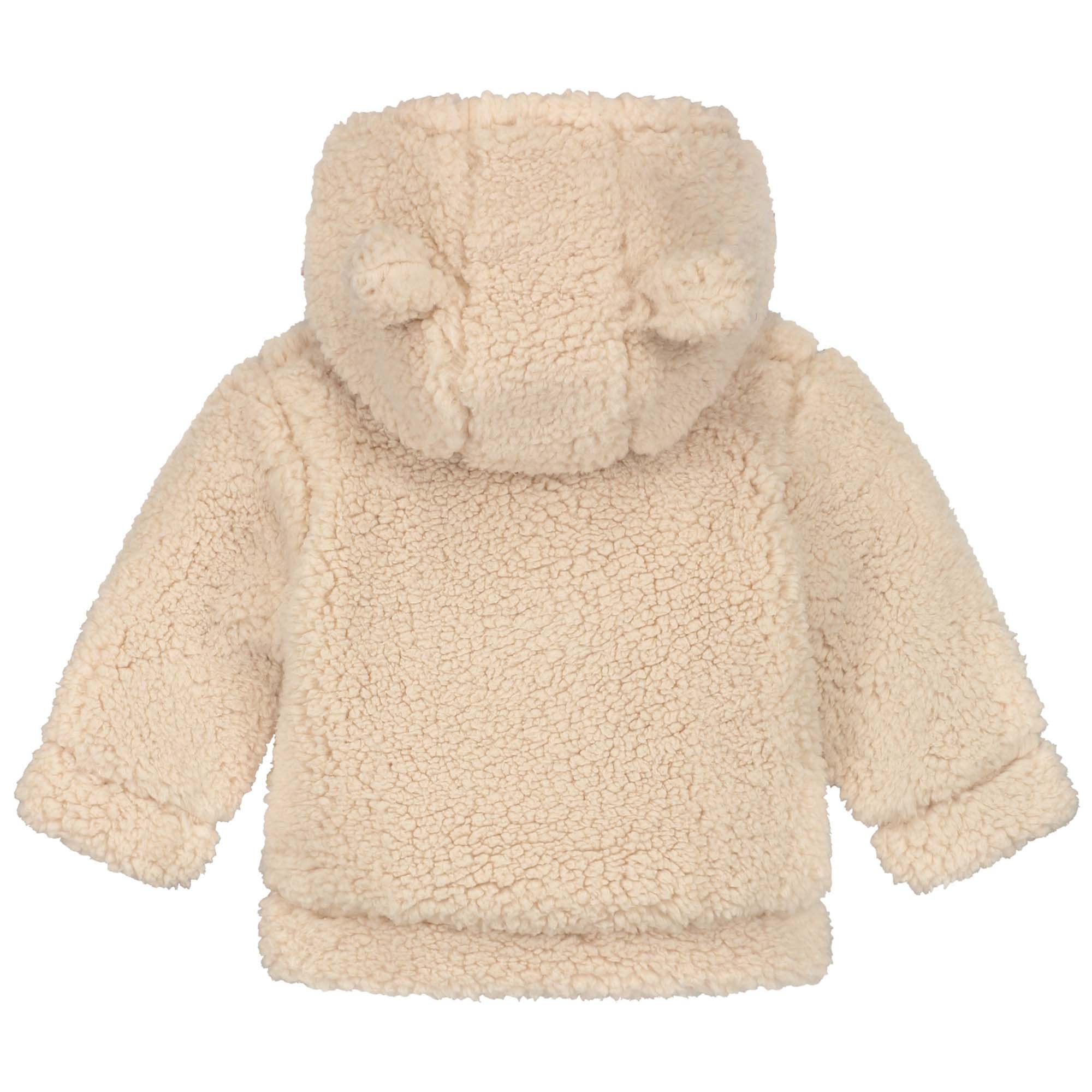 Prénatal newborn jas teddy  effen beige