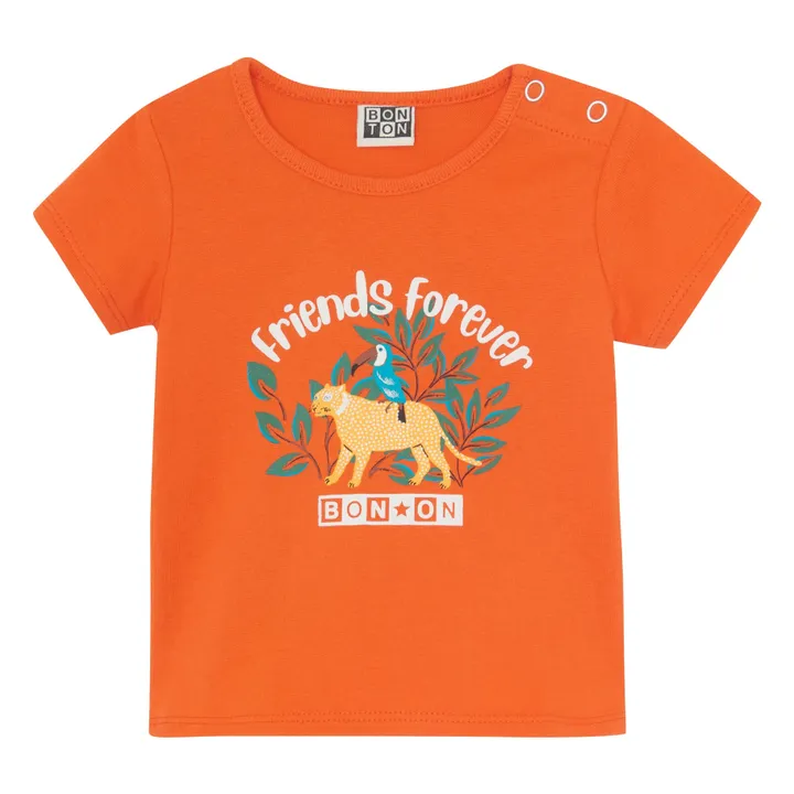 Bonton T-Shirt Tuba Coton Bio | Orange