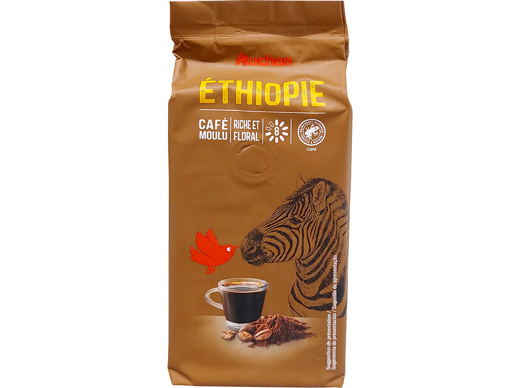 CAFÉ MOÍDO AUCHAN ETIÓPIA INTENSIDADE 8 250G