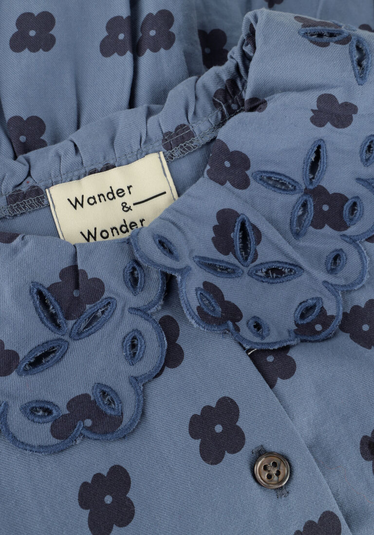 WANDER & WONDER blauwe wander & wonder blouse aila blouse