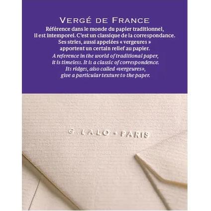25 enveloppes 165x165mm, Vergé de France doublées gommées