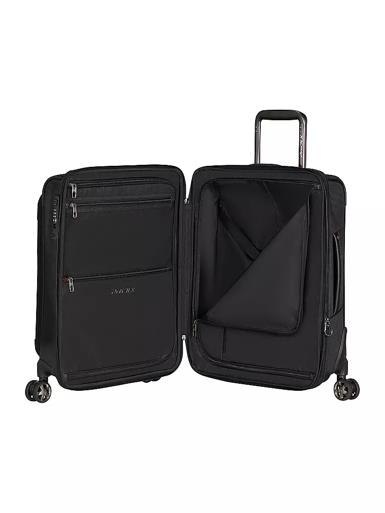 SAMSONITE Trolley PRO-DLX 6 55cm erweiterbar Black schwarz